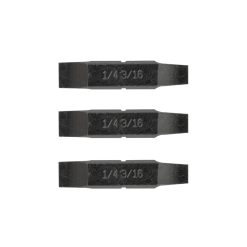1/4 & 3/16 Flat Screwdriver Bits